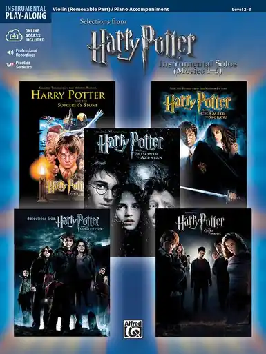 Professional Grade Harry Potter Instrumental Solos for Strings (Movies 1-5) - Heid Music