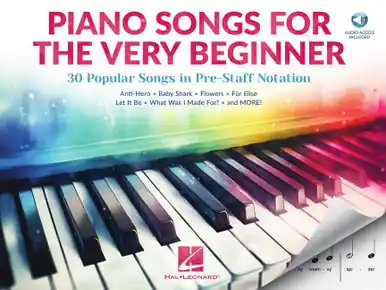 Direct From Manufacturer Piano Songs for the Very Beginner - 30 Popular Songs in Pre-Staff Notation - Heid Music