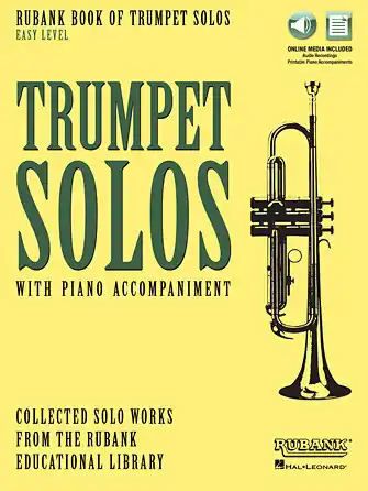 Heid Music | Rubank Book of Trumpet Solos – Easy Level Book with Online Audio (stream or download) Handmade