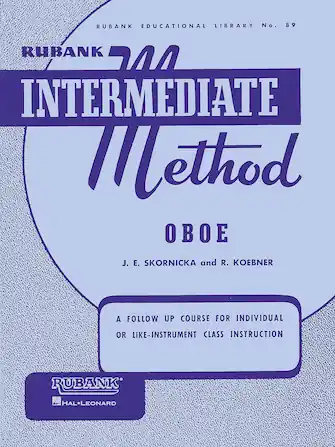 Luxury Heid Music | Rubank Intermediate Method Oboe, Voxman