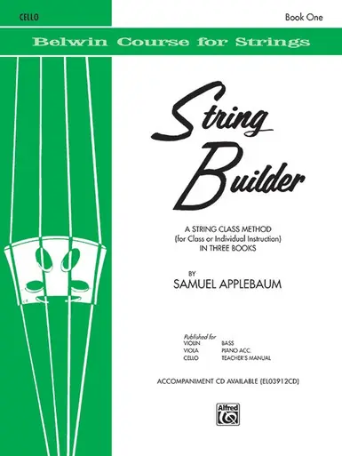 Heid Music | String Builder Book 1, Cello, Belwin (EL01546) Direct From Manufacturer