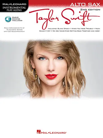 Warranty Included Heid Music | Taylor Swift – 2nd Edition - Alto Saxophone Play-Along Book with Online Audio
