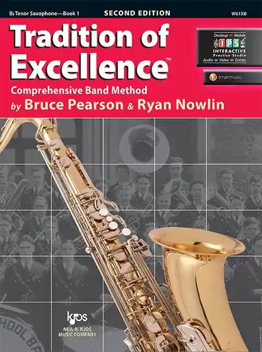 Authentic Heid Music | Tradition of Excellence - Tenor Sax - Book 1