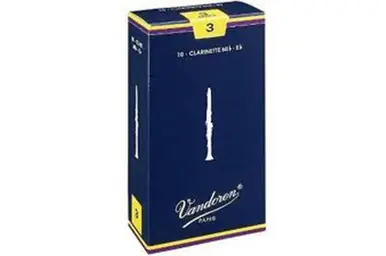 Heid Music | Vandoren Traditional Clarinet Reeds Strength 3 - Box of 10 Low Price