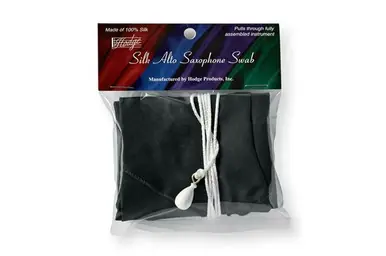 Heid Music | Hodge ASB1 Silk Alto Saxophone Swab - Black Exclusive