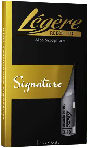 Hassle-Free Returns Heid Music | Legere Signature Series Alto Saxophone Reed - Strength 2.5