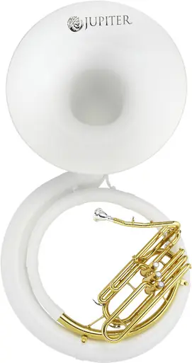 Heid Music | Jupiter JSP1000 Fiberglass Sousaphone w/ Wheeled Case Buy Direct