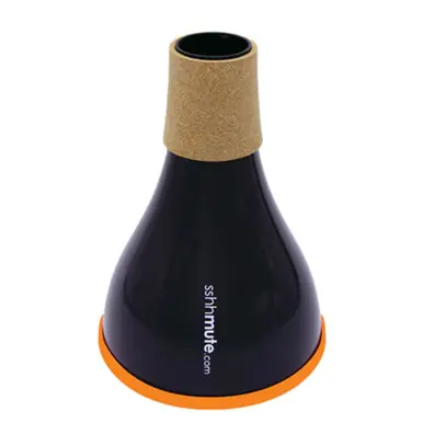While Supplies Last sshhmute Tenor Trombone Practice Mute - Orange - Heid Music