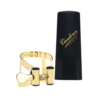 Seasonal Sale Heid Music | Vandoren MO Bari Sax Ligature - Gold