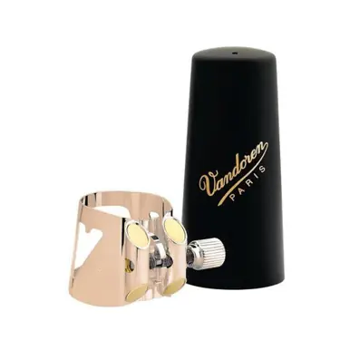 Heid Music | Vandoren Optimum Alto Saxophone Ligature - Pink Gold Place Order