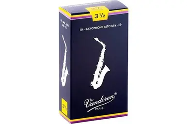 Heid Music | Vandoren Traditional Alto Saxophone Reeds Strength 3.5 - Box of 10 Deal