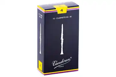 Heid Music | Vandoren Traditional Clarinet Reeds Strength 4.0 - Box of 10 Last Chance