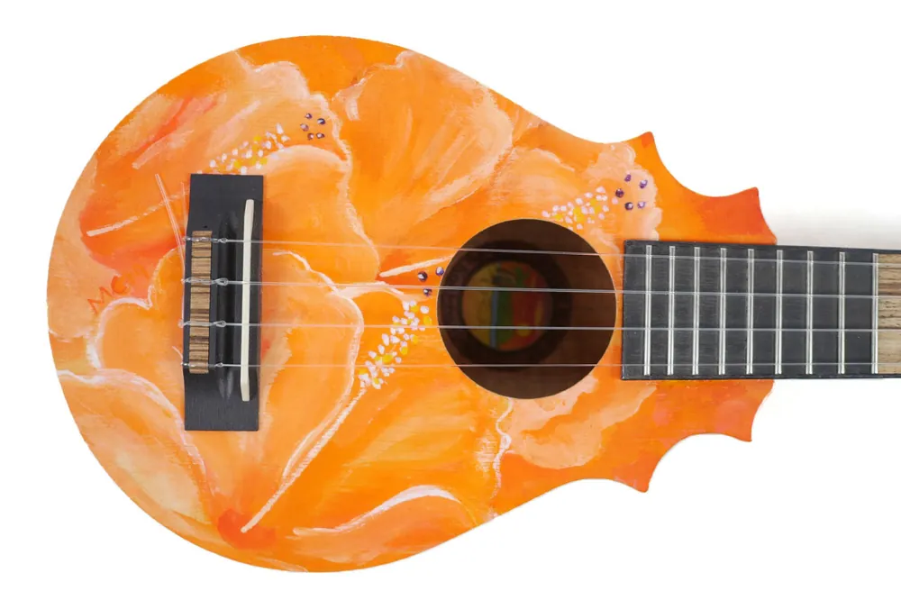 New Release UKeSA 'One Of A Pine' Custom Pineapple Tenor Ukulele - Terry Carter Music Store