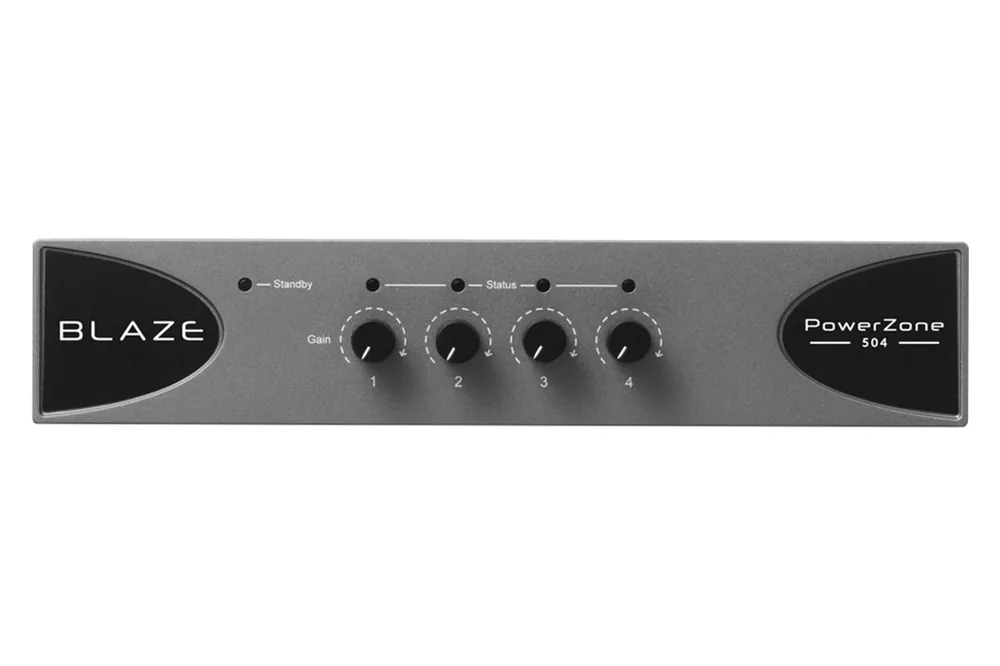Hassle-Free Returns Blaze PowerZone 504 Installation Power Amplifier - Terry Carter Music Store