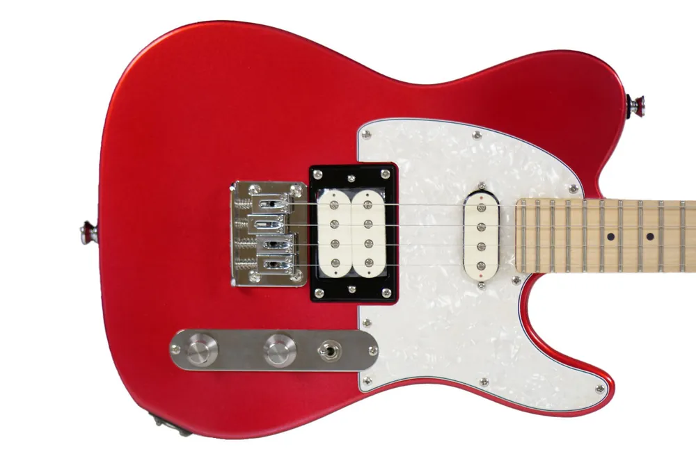 Grab Now Risa Custom Red Tele Style Electric Tenor Ukulele - Terry Carter Music Store