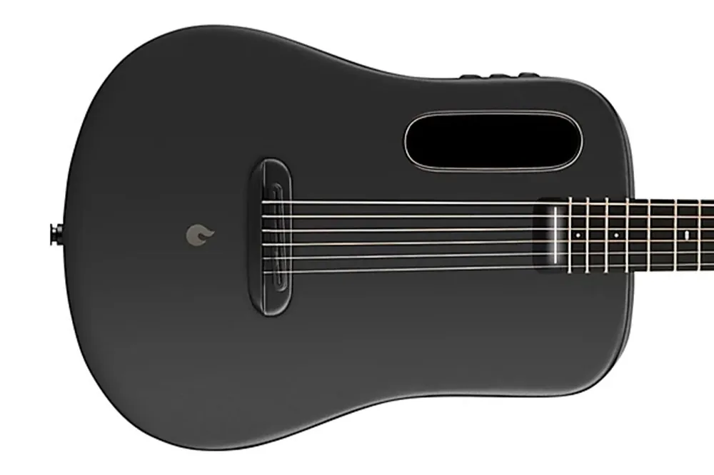 LAVA ME Air Black Carbon Fiber Acoustic-Electric Guitar - Terry Carter Music Store Exclusive