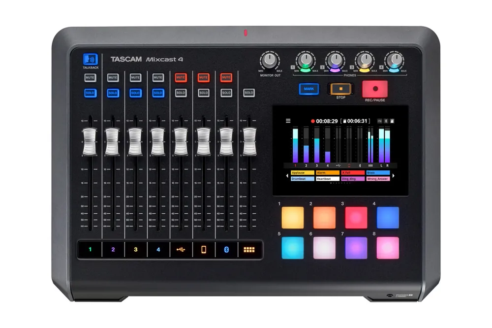Hot Deal TASCAM Mixcast 4 Podcast Station - Terry Carter Music Store