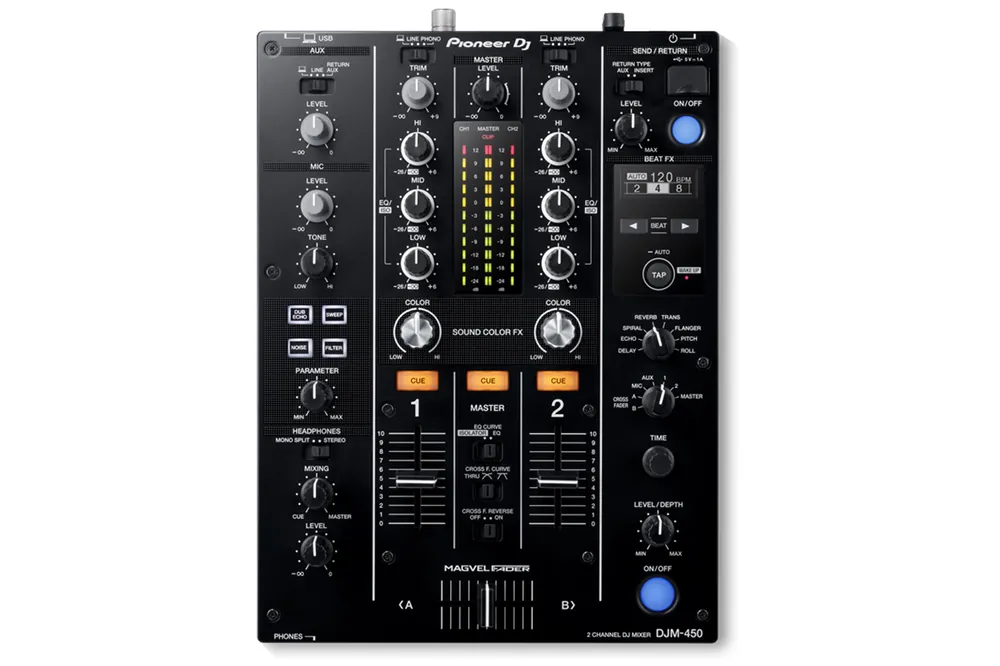Same Day Shipping Pioneer DJM-450 DJ Mixer - Terry Carter Music Store