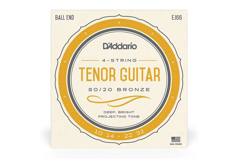 Weekend Sale D'Addario EJ66 80/20 Bronze 4-String Tenor Guitar Strings - .010-.032w - Terry Carter Music Store