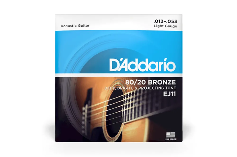 Weekend Sale D'Addario EJ11 80/20 Bronze Acoustic Guitar Strings - Light .012-.053 - Terry Carter Music Store
