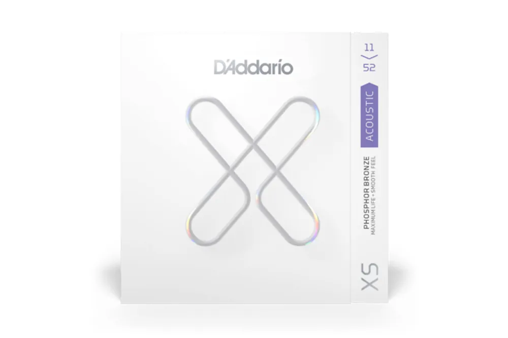 D'addario XSAPB1152 XS Phosphor Bronze Coated Acoustic Guitar Strings - Terry Carter Music Store Free Returns
