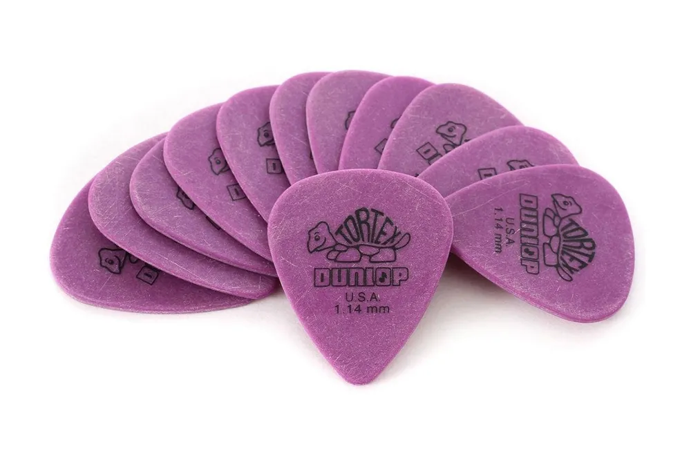 Mega Sale Dunlop Tortex Purple 1.14mm Picks - Terry Carter Music Store