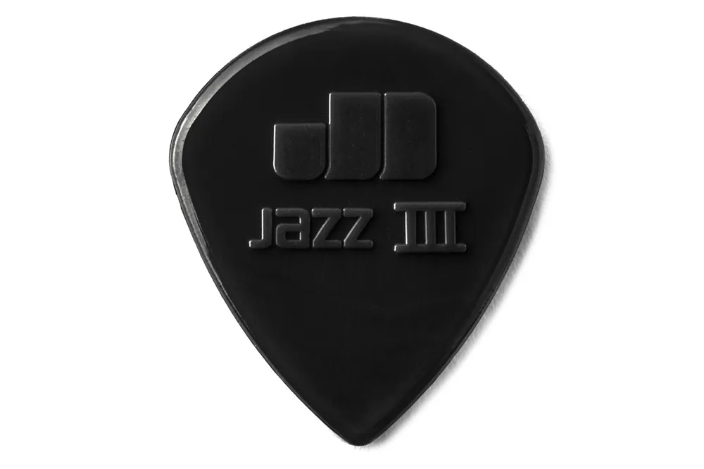 Dunlop Nylon Jazz III Stiffo Black Guitar & Ukulele Picks 6 Pack - Terry Carter Music Store Hot Picks