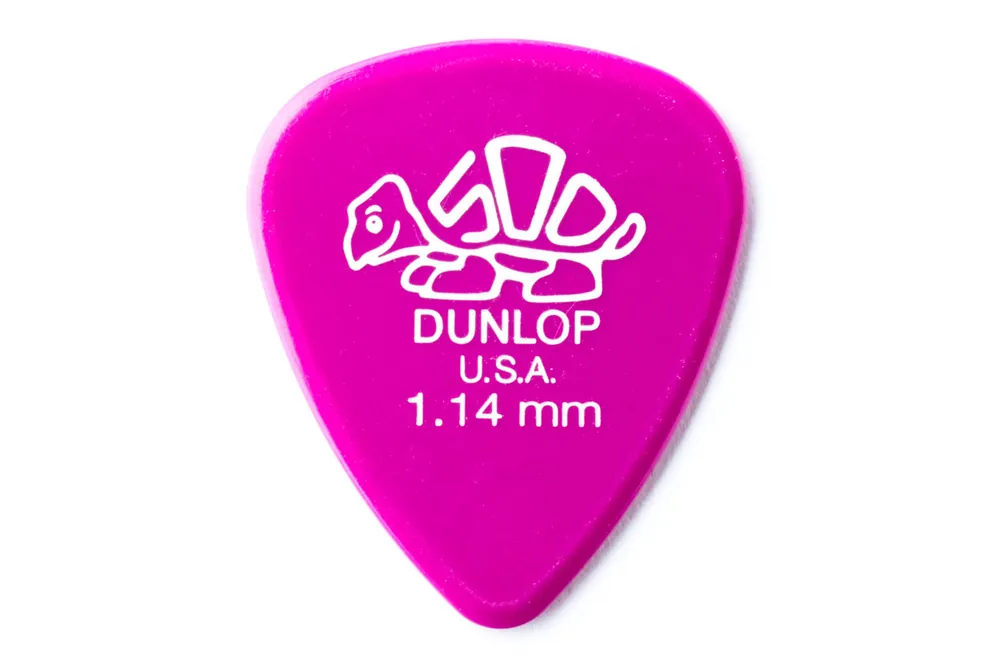 Holiday Sale Dunlop Delrin 500 Standard 1.14mm Magenta Guitar & Ukulele Picks 12 Pa - Terry Carter Music Store