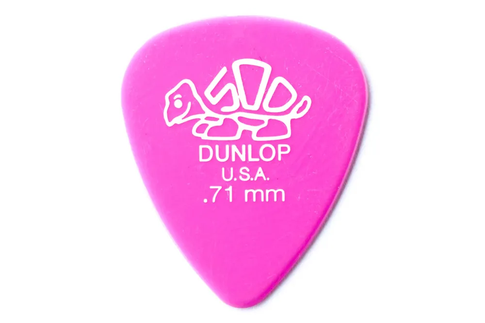Buy Direct Dunlop Delrin 500 Standard .71mm Medium Pink Guitar & Ukulele Picks 12 - Terry Carter Music Store