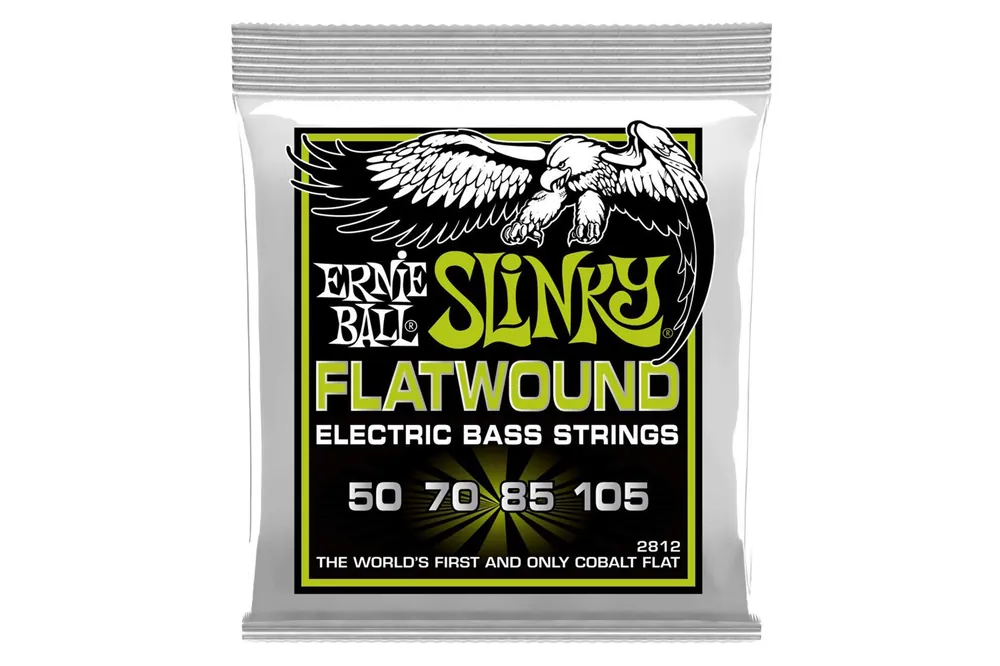 Final Sale Ernie Ball Regular Slinky Flatwound Electric Bass Strings - 50-105 Gau - Terry Carter Music Store