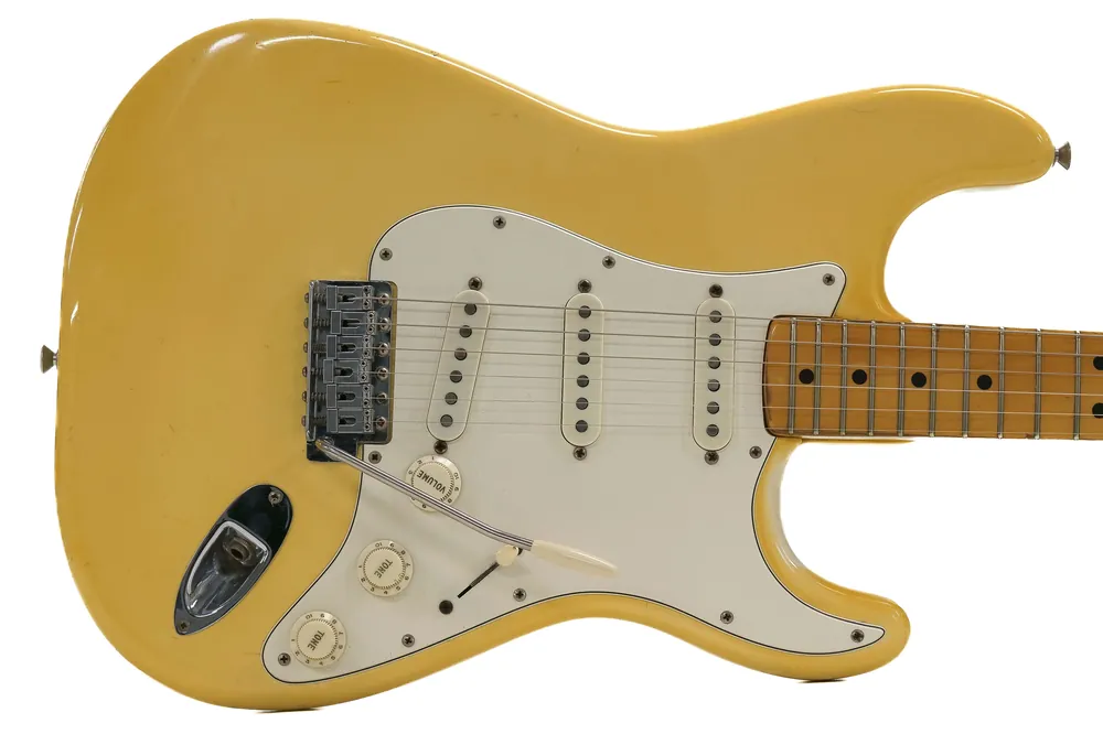 Fender 1976-1977 Stratocaster Olympic White Electric Guitar - Terry Carter Music Store No Minimum Order