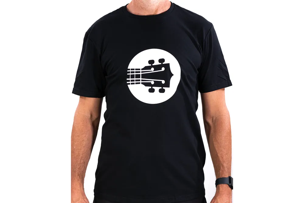 Uke Like The Pros Logo T-Shirt - Terry Carter Music Store Handmade
