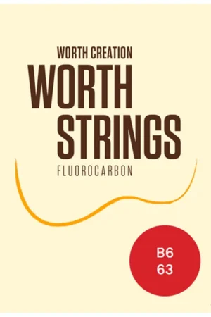 Worth Brown Fluorocarbon 6 String Tenor Ukulele Strings B6-63 inch (G, - Terry Carter Music Store Holiday Sale