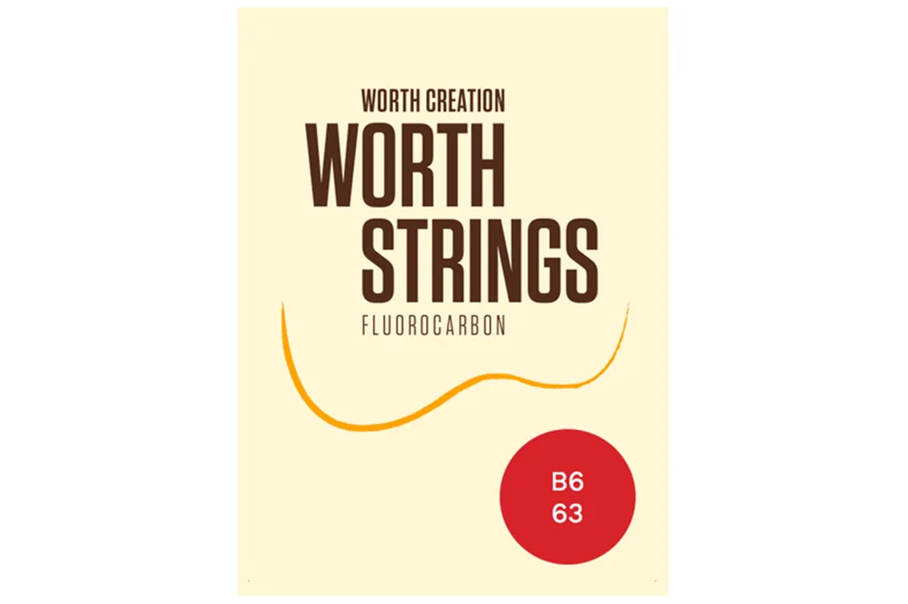 Worth Brown Fluorocarbon 6 String Tenor Ukulele Strings B6-63 inch (G, - Terry Carter Music Store Holiday Sale