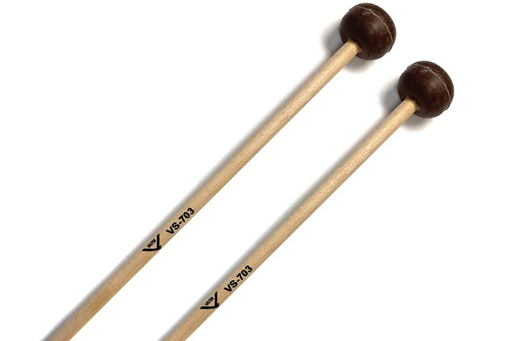 Vater VS-703 Set of Medium Soft Birch Mallets with Rubber Heads - Terry Carter Music Store Shop Now