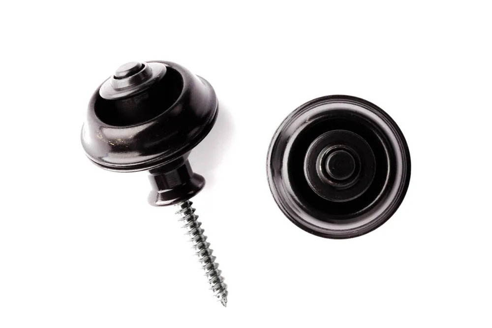 Special Offer Dunlop SLS1033BK Straplok Strap Retainers Dual Design - BLACK - Terry Carter Music Store