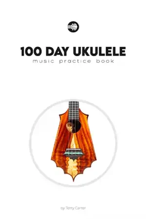 100 Day Ukulele Music Practice Book - Terry Carter Music Store Direct From Factory