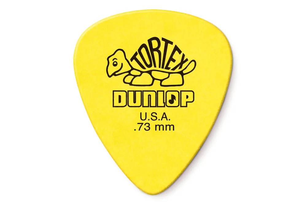Dunlop Tortex® Standard .73mm Yellow Guitar & Ukulele Pick 12 Pack - Terry Carter Music Store New Release