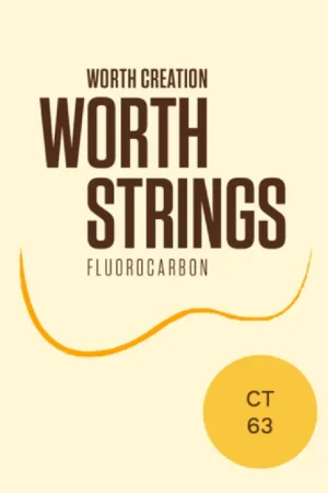 Worth Clear Fluorocarbon 6 String Tenor Ukulele Strings C6-63 inch (G- - Terry Carter Music Store New Arrival