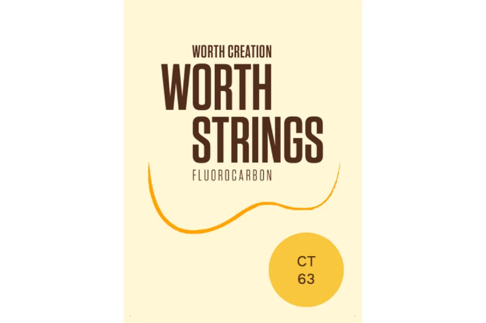 Worth Clear Fluorocarbon 6 String Tenor Ukulele Strings C6-63 inch (G- - Terry Carter Music Store New Arrival