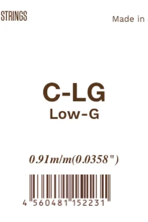 Worth Clear Fluorocarbon SINGLE STRING Low G Tenor/Concert/Soprano Uku - Terry Carter Music Store Markdown