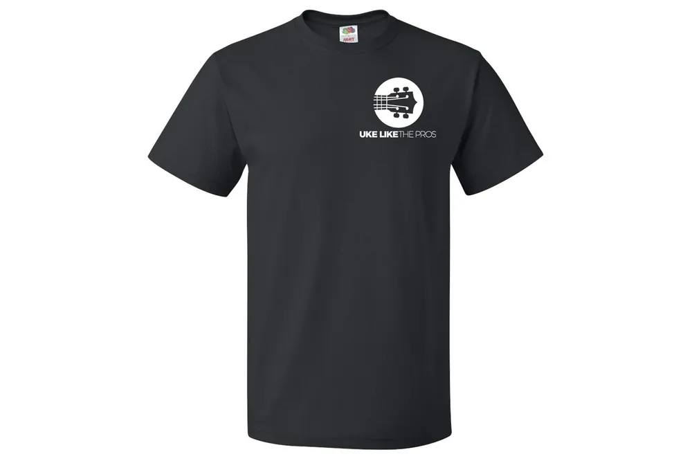 New Release Uke Like The Pros T-Shirt - Terry Carter Music Store