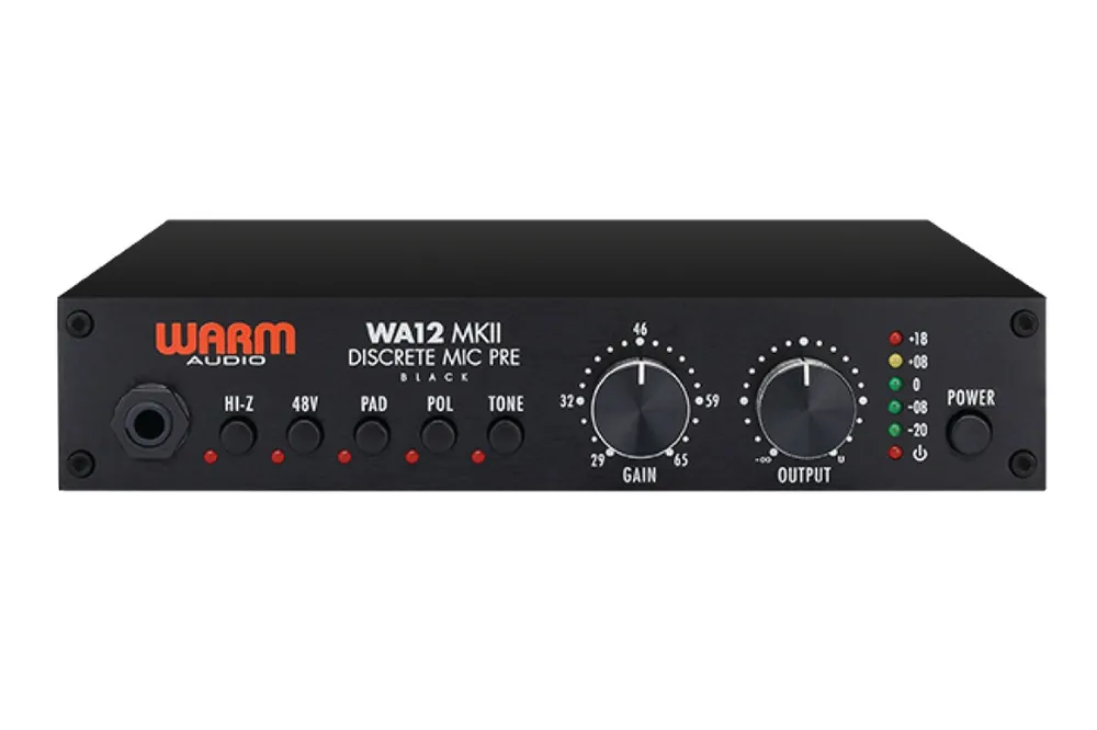 Warm Audio WA12 500 MkII American Mic Preamp - Terry Carter Music Store Money Back Guarantee