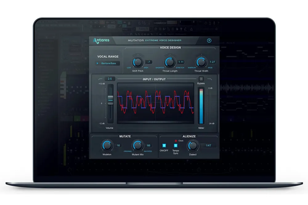 Grab Now Antares Mutator Extreme Voice Designer Plug-In Download - Terry Carter Music Store