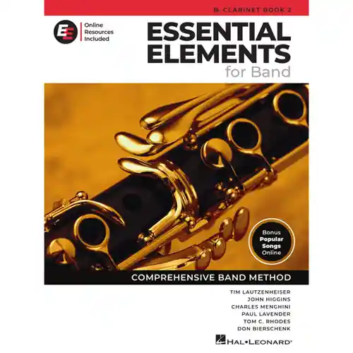 Essential Elements for Band – Bb Clarinet Book 2 with EEi: Hal Leonard Genuine