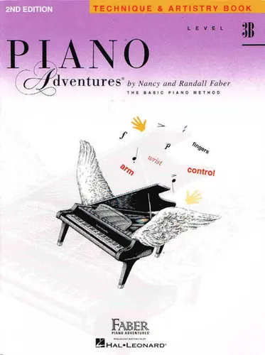 Piano Adventures - Technique and Artistry Book - Level 3B by Randall Faber Fast Shipping
