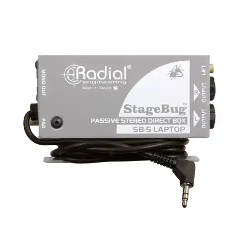 SB-5 StageBug Compact Stereo Laptop Direct Box : Radial Engineering Best Choice