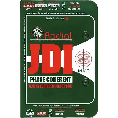 JDI MK3 Passive Direct Box : Radial Engineering Crafted