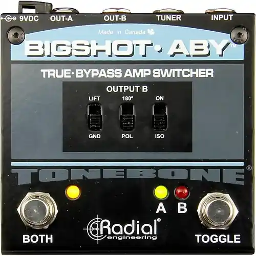 R8007200 BigShot ABY True Bypass Switch Pedal : Radial Engineering Order Now