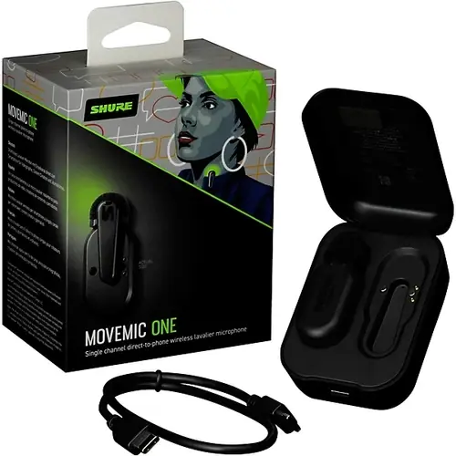 MV-ONE-Z7 MoveMic One Single-Channel Wireless Lavalier Microphone : Shure Money Back Guarantee